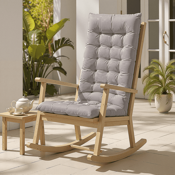 YEERSWAG Chaise Lounge Cushion, 49 x 19 x 3 inch Double-Sided Recliner Cushion, Thickened Outdoor Lounge Chair Cushion for Patio Garden Courtyard