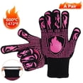 thumbnail image 1 of YEERSWAG Heat Resistant BBQ Gloves 1472°F, Non-Slip Grilling Oven Mitts for Men & Women, 1 of 9