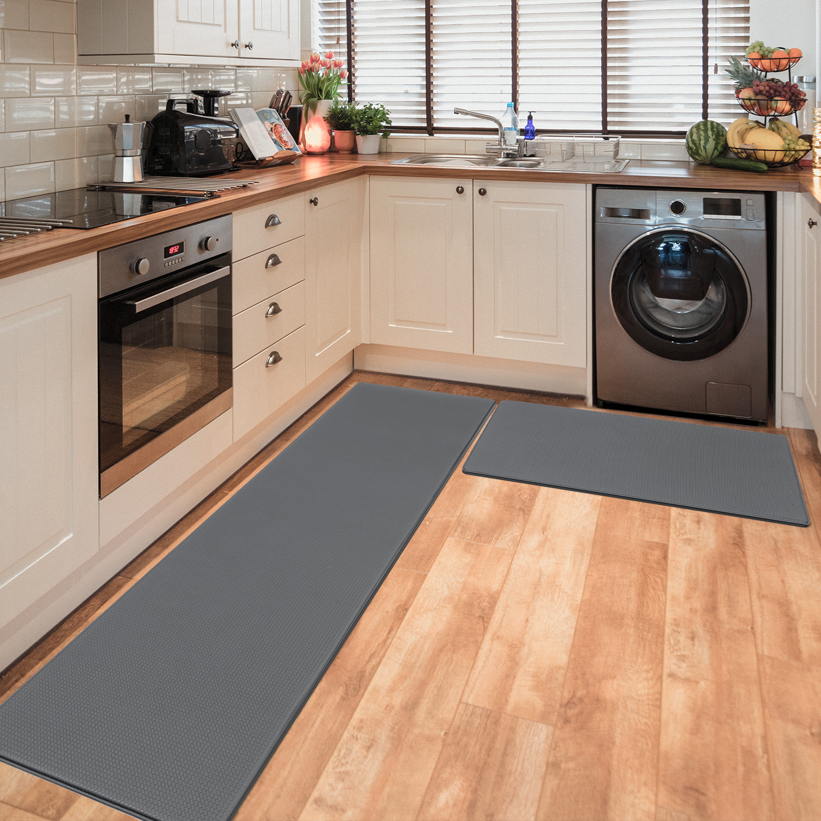 Achim Anti Fatigue Kitchen Mat 18in. x 30in. Coffee
