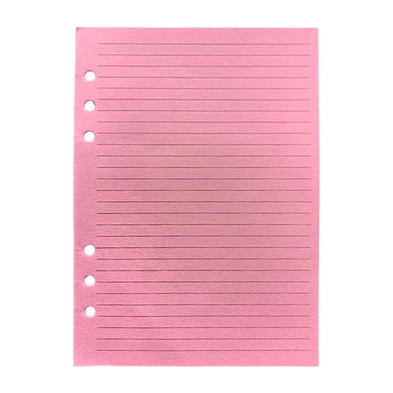 YEESHU A5 Colorful Lined Filler Paper 6 Hole Punched Loose Leaf Paper And Planner Inserts For Notebooks Journals Notes