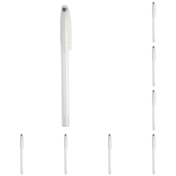 YEESHU Empty Pen Shells Transparent Ballpoint And Gel Pen Tube Holders Stationery DIY Accessories For Home Office
