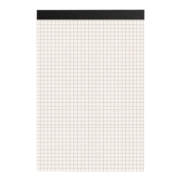 YEESHU Graph Paper Set, Grid Ruled Notebook and Lined Paper, Easy Tear Off Quadrille Pad for Drawing and Sketching – A4, Grid, 80 Sheets