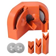 YEESHU Multi Function Drill Bit Sharpener, Compact Portable Precision Tool Powered by Drills, Sharpening Tool with 4 Wheels Grinder for Grinding and Sharpening Drills and Impact Drill Bits