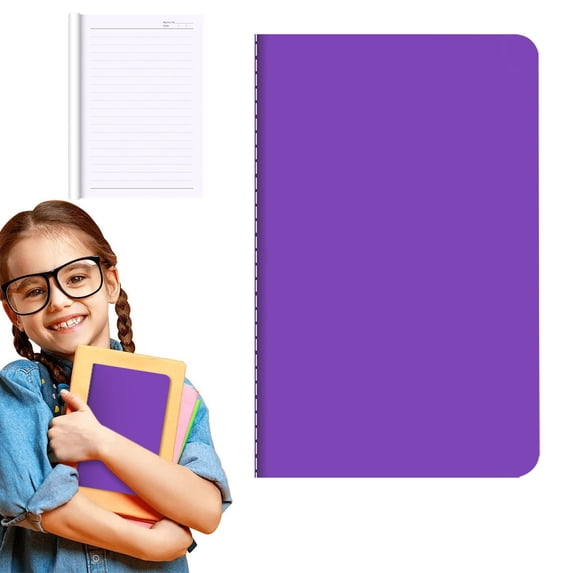 YEESHU Writing A6 Notebook Thickened Softcover Sewed Smooth Multi Color Portable For Home Office Daily Note Taking