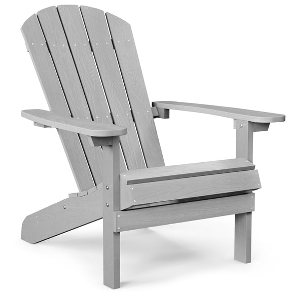 YEFU Plastic Adirondack Chairs Weather Resistant, Looks Exactly Like Real Wood