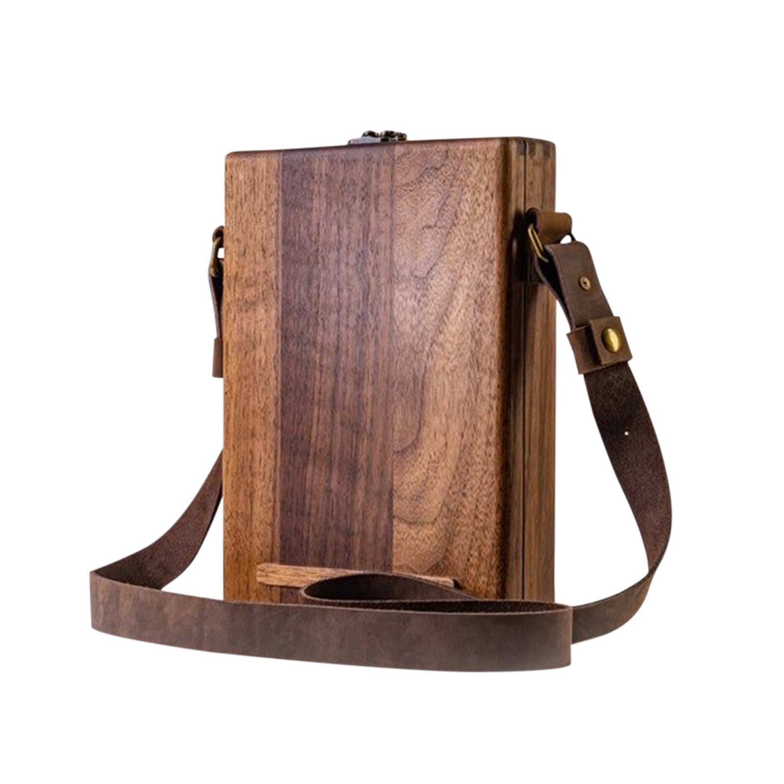 YEGHUN Tool Bags For Men Messenger Wood Box Briefcase Style Messenger