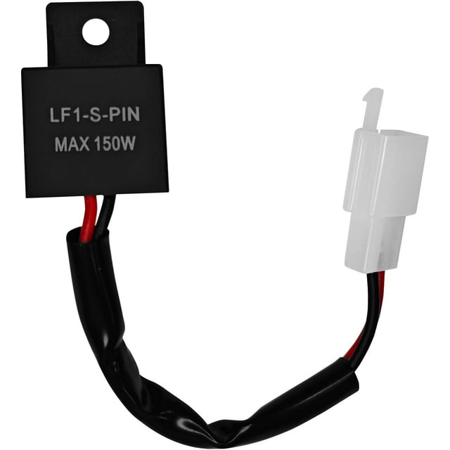 YEHOOM LED Flasher Relay, 2Pin Motorcycle LED Turn Signal Relay Wiring