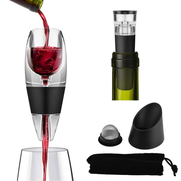 YEHUONU Premium Red Wine Bubbler unique luxury bubbler Sedimentation filter vacuum wine stopper for wine lovers waiter sommelier to provide quality and convenience