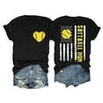 thumbnail image 1 of YEJIMAN Short Sleeve T-shirt, Black Womens Shirts, Women's SOFTBALL MOM Baseball Print Loose T Shirt Short Sleeve Top,, 1 of 3