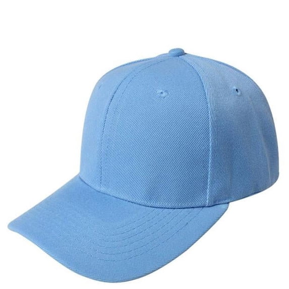 YEJIMAN Womens Baseball Caps Cap Blank Hat Solid Color Adjustable Sky Blue Sports Fan Baseball Caps