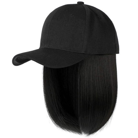 YEKEYI Baseball Cap Wig with Hair Extensions Synthetic Wig Hat for Women Adjustable Baseball Hat