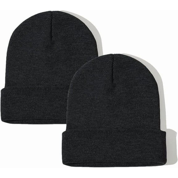 YEKEYI Beanie for Women Men Unisex Cuffed Plain Skull Knit Hat Soft Fisherman Beanies Winter Hats