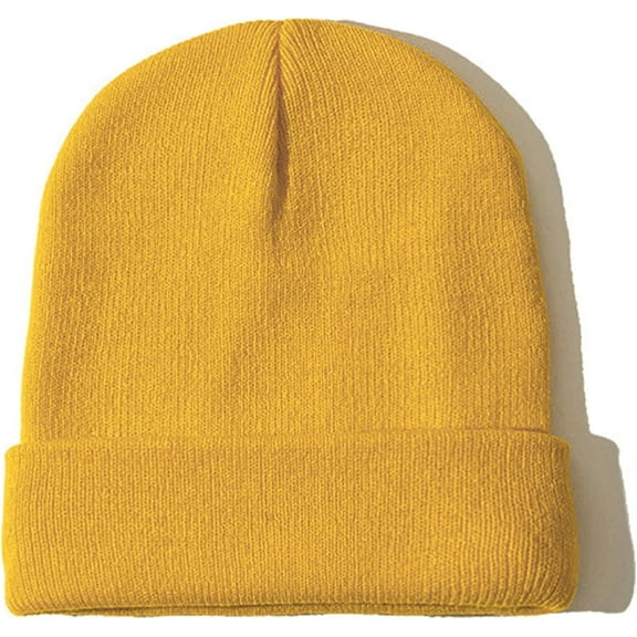 YEKEYI Beanie for Women Men Unisex Cuffed Plain Skull Knit Hat Soft Fisherman Beanies Winter Hats