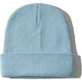thumbnail image 1 of YEKEYI Beanie for Women Men Unisex Cuffed Plain Skull Knit Hat Soft Fisherman Beanies Winter Hats, 1 of 5