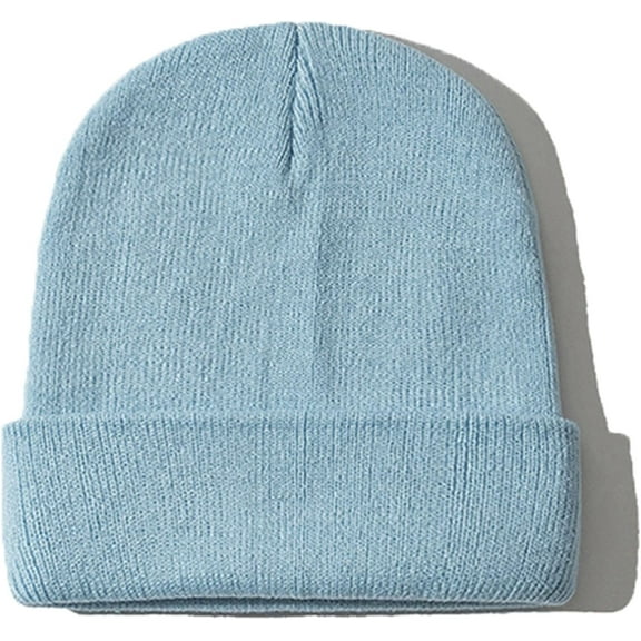 YEKEYI Beanie for Women Men Unisex Cuffed Plain Skull Knit Hat Soft Fisherman Beanies Winter Hats