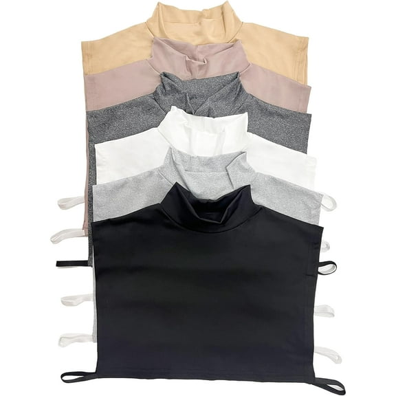 YEKEYI Detachable Collar Fake Turtleneck Lightweight Turtle Neck Dickey Collars for Women Girls