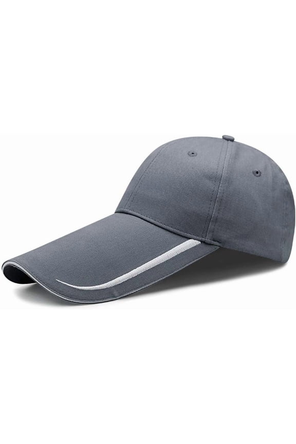 Extra Long Bill 100% Washed Cotton Baseball Cap Lengthened Brim Sun Protection Hat Long Large Bill Cap