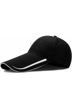 Extra Long Bill 100% Washed Cotton Baseball Cap Lengthened Brim Sun Protection Hat Long Large Bill Cap