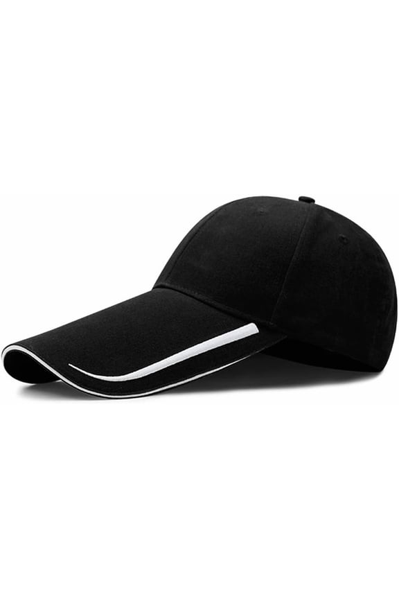 Extra Long Bill 100% Washed Cotton Baseball Cap Lengthened Brim Sun Protection Hat Long Large Bill Cap