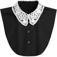 thumbnail image 1 of YEKEYI Fake Collar Detachable Blouse Dickey Collar Half Shirts Faux False Collar for Women & Girls Favors, 1 of 3