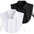 thumbnail image 1 of YEKEYI Fake Collar Detachable Collar Blouse Dickey Half Shirts Peter Pan Collar, 1 of 7