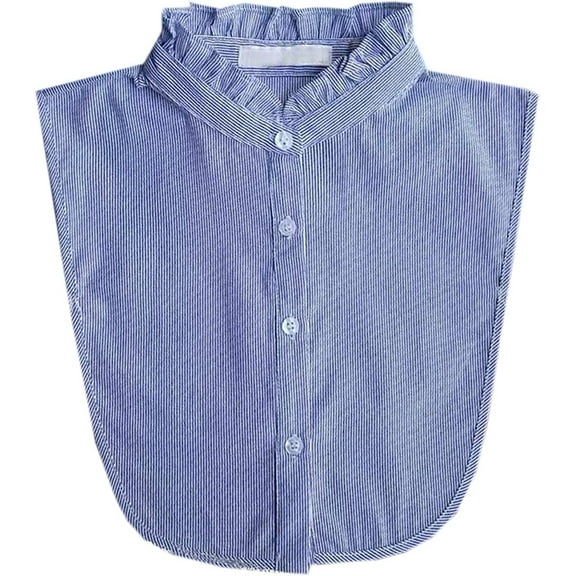 YEKEYI Half Shirts Layering for Women,Detachable Dickey Collar Blouse Half Shirts False Collar