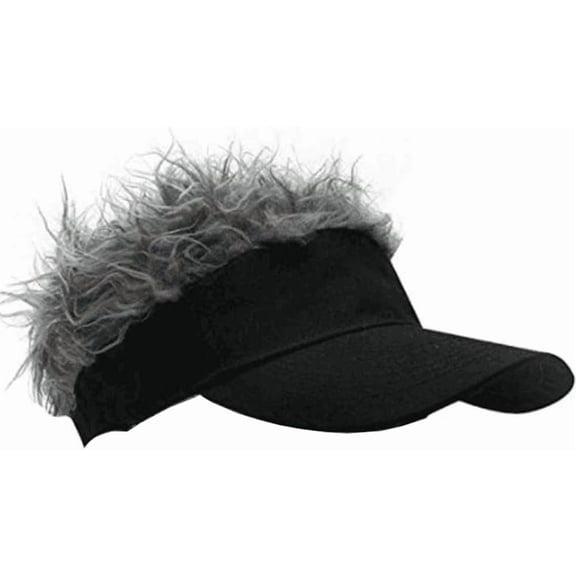 YEKEYI Novelty Team Wear Riding Hats Unisex Cycling Bike Bicycle Cap Fake Hair Wig Visor