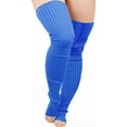 thumbnail image 1 of YEKEYI Plus Size Knit Leg Warmer Women Thick Thigh High Boot Extra Long Large Socks, 1 of 6