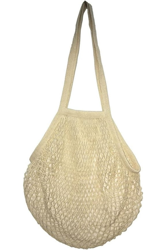 Portable Reusable Mesh Cotton Net String Bag Organizer Shopping Tote Handbag Fruit Storage Shopper NEW