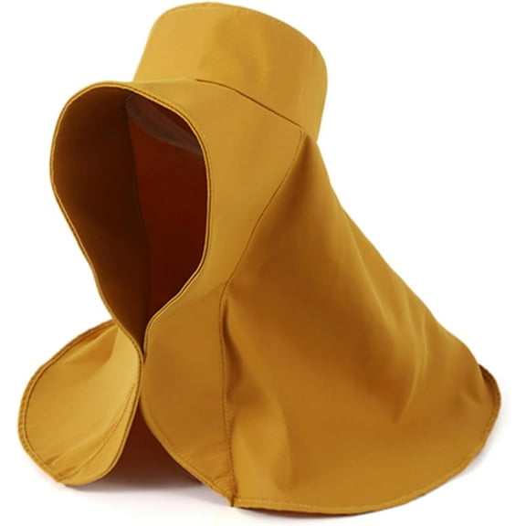YEKEYI Sun Hats for Women Sun Protection Wide Brim Shawl with Neck Flap Hiking Visor Hat Outdoor Summer Protection Beach Hat