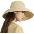 thumbnail image 1 of YEKEYI Sun Hats for Women Wide Brim Beach Hat Straw Hat UPF Travel Foldable Brim Summer UV Hat, 1 of 9