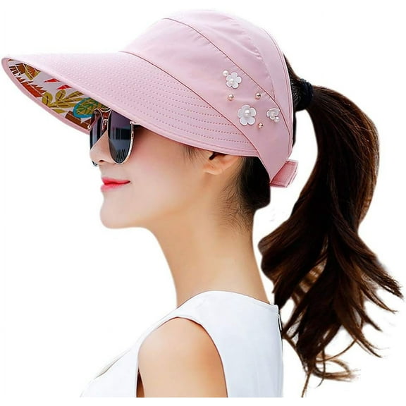 YEKEYI Sun Hats for Women Wide Brim Sun Hat UV Protection Caps Floppy Beach Packable Visor