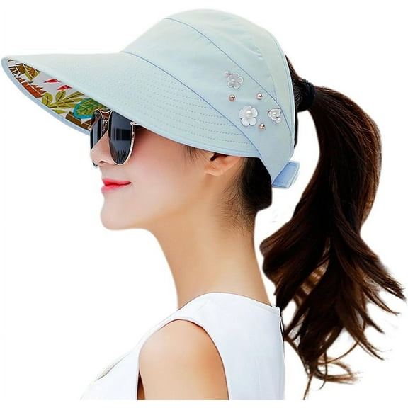 YEKEYI Sun Hats for Women Wide Brim Sun Hat UV Protection Caps Floppy Beach Packable Visor