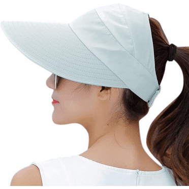 YEKEYI Sun Hats for Women Wide Brim UV Protection Sun Hat Summer Beach Packable Visor Sun Visor Hats Women Large Brim Summer UV Protection Beach Cap