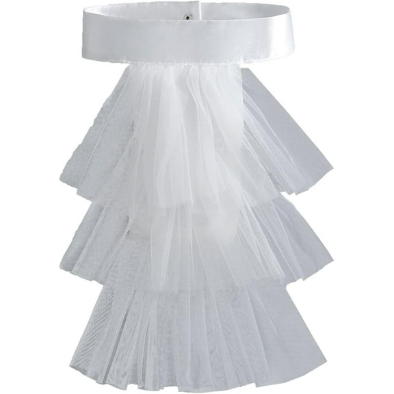 YEKEYI Wedding Dress for Women False Collar Wrist Cuffs for Wedding Fake Sleeve Cuffs Collar Half Shirt Collar