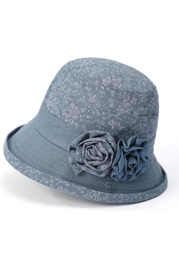 Women's Cotton Linen Bucket Hat Big Brim Hat Summer Sun Beach Cap Visor Sunhat