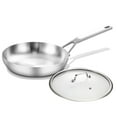 thumbnail image 1 of YEKSUM Tri-Piy Stainless Steel Cookware 12inch Frying Pan with Lid, Egg Pan,Omelette Pan, Dishwasher Safe,Oven Safe Skillet,Cooking pan,Non-Toxic,Sauitable for Kitchen, 1 of 6