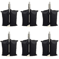 thumbnail image 1 of YELAIYEHAO 6 Pcs Black Weight Bags for Pop up Canopy Tent Sun Shelter 180 Ib Max, 1 of 5