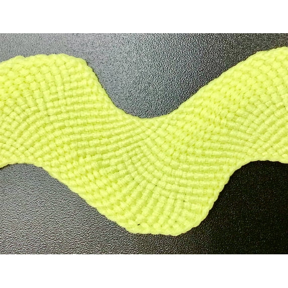YELLOW 1-1/8 INCH JUMBO RIC RAC - Walmart.com