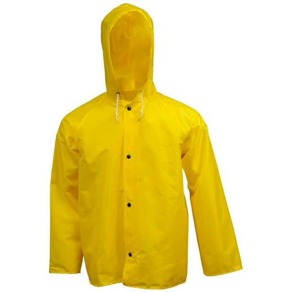 Tingley Rubber B1378616 J21107 Eagle Storm Fly Front Hooded Jacket - Yellow - 3XL