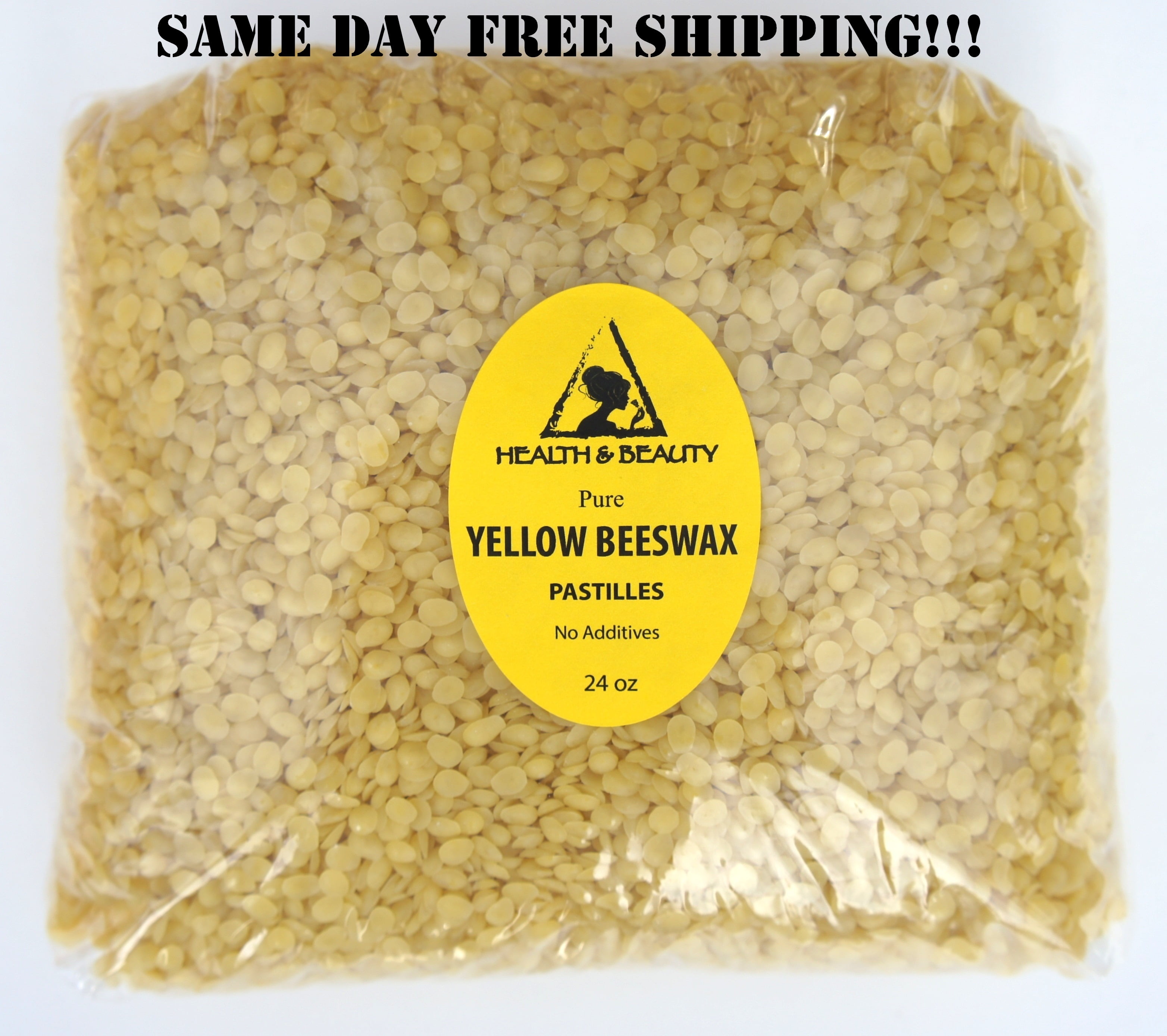 Beeswax Pastilles/Pellets (Yellow) - Wholesale Supplies Plus