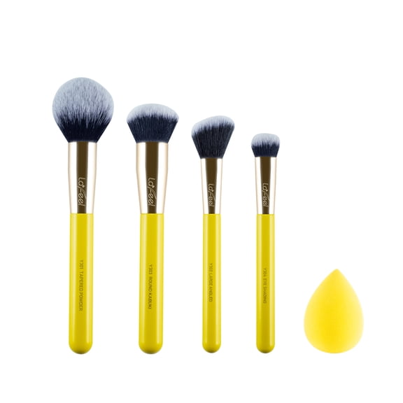 YELLOW COLLECTION FULL FACE BRUSH SET-LAFEEL