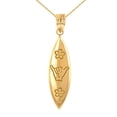 thumbnail image 1 of YELLOW GOLD SHAKA HAWAIIAN HAND SIGN PENDANT NECKLACE :  10K  Pendant with 20" chain, 1 of 1