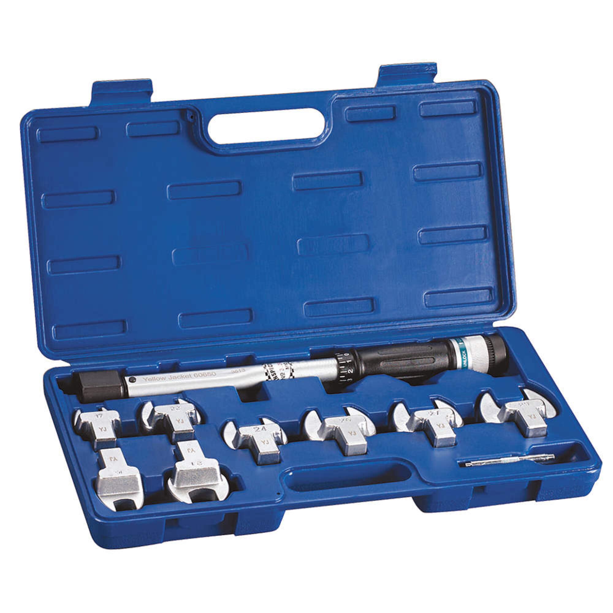YELLOW JACKET 60652 Eight Head Torque Wrench Kit CA3