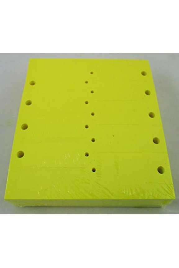 YELLOW Self-Locking Arrow Key Tags (1,000 per pack) Size 4 1/2" X 3/4" (YELLOW)$$Office