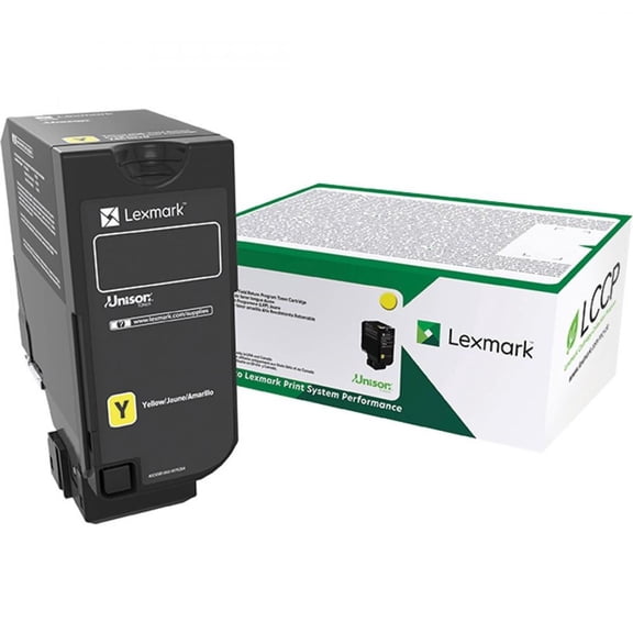 Lexmark - yellow - original - toner cartridge