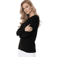 thumbnail image 1 of YEMAK Women's Knit Pullover Sweater – Long Sleeve Crewneck Soft Casual Lightweight Basic Solid Knitted Top, 1 of 4