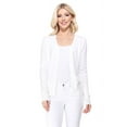 thumbnail image 1 of YEMAK Women's Long Sleeve V-Neck Button Down Soft Knit Cardigan Sweater MK5178-White-L, 1 of 8