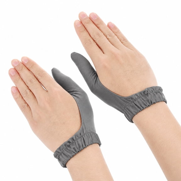 YEMNPIOS 1 Pair Thumb Guards Elastic Nylon Finger Protector for Habit Reminder for Men Women