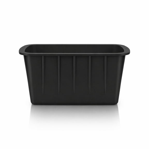 YEMNPIOS 1 Pc Silicone Ice Block Mold 11.6x6.5x5.1 Inch Large Cube Tray for Freezing Juice Cocktail Black